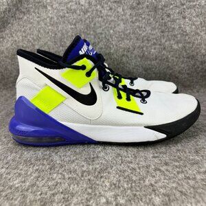 ✅Mens 11 Nike Air Max Impact 2 White Indigo Burst Volt Basketball Shoes Sneaker